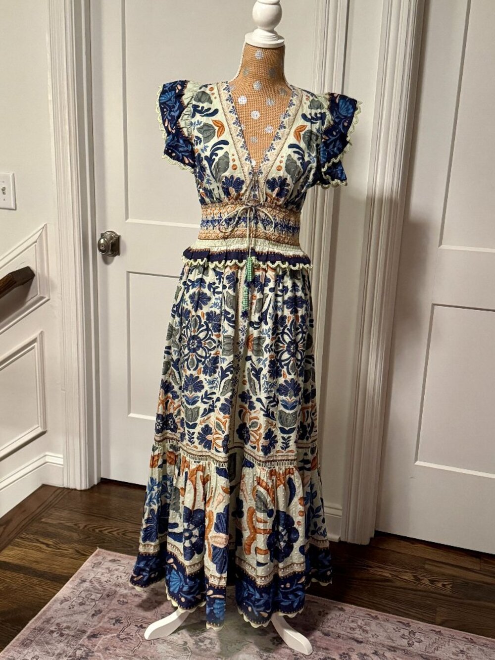 FARM Rio Ocean Tapestry Maxi Dress S - Picture 2 of 7